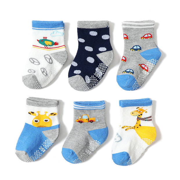 Indoor Toddler Anti Drop Socks Cartoon Non Slip Floor Socks