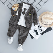 British small suit children's suit gentleman three-piece suit