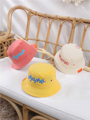 Korean Version Of Children's Fisherman Hat Spring And Autumn Baby Hat Boys Summer Sunscreen Girls Thin Wild Visor Hat Tide