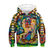 Digital Printed Children's Hooded Sweater For Kids