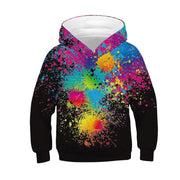 Digital Printed Children's Hooded Sweater For Kids