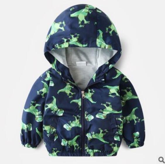 Boy jacket casual hooded jacket