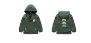 Children's jacket winter new plus velvet Korean version of the big children's tide loaded children's windbreaker boy casual children's clothing men