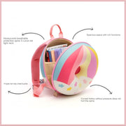 Kindergarten School Bag Donut Early Education Training Institution Children Backpack