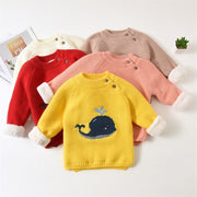 Baby plush warm clothes